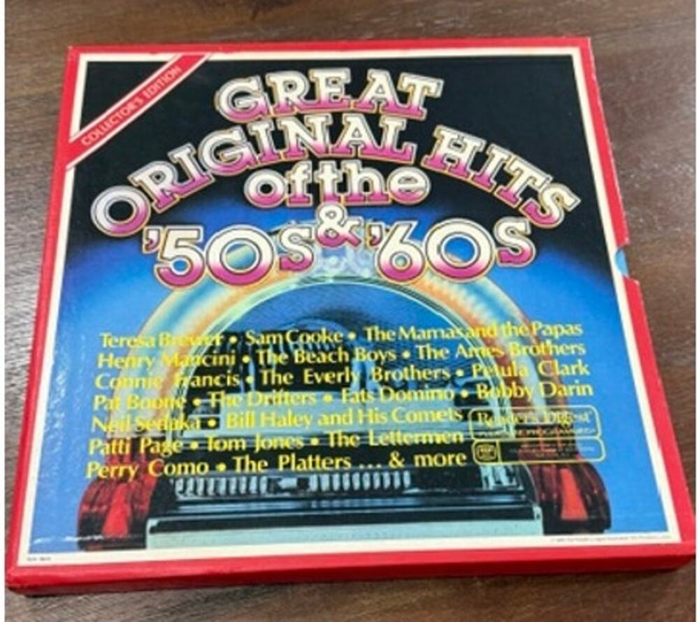 Great Original Hits of the 50s & 60s-7 LPs Reader's Digest Collector's Ed. 1985